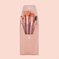 Fluffy Elegance Makeup Brush Set - 8pcs 