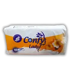Confi Feminine Sanitary Pads, 16 Count