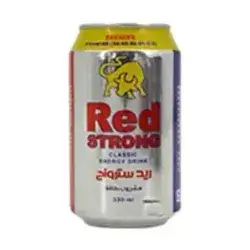 Red Strong Energy Drink Can 330Ml