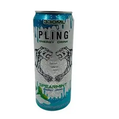 Pling Energy Drink Spearmint 330ml