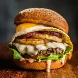 Iranian Cheese Burger 