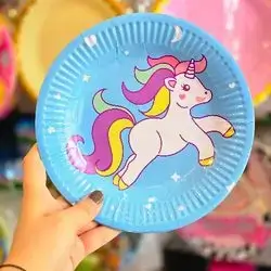 disposable paper plate