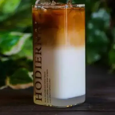 Ice Latte With Coconut And Caramel