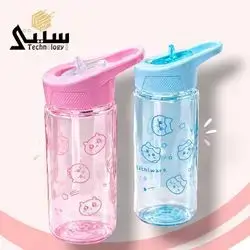 water bottle acrylic pink and blue colours