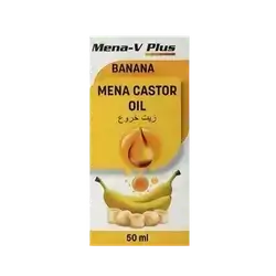 Mena Castor Oil BANANA 50ml _ Mena-V Plus