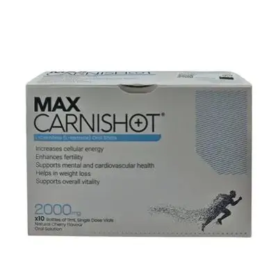 MAX CARNISHOT L-CARNITINE ORAL SHOTS *10 VIALS
