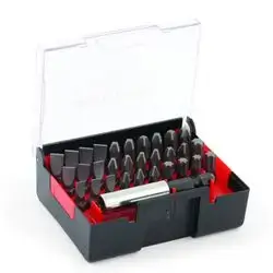 Bits Set 31 Pcs With Plastic Case