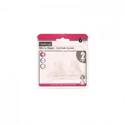 Optimal Silicone Nipple - Anti Colic System 6+months