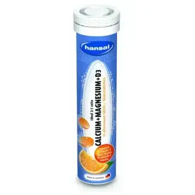 Hansal Calcium + Magnesium + D3 Effervescent Tablets