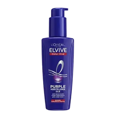 Elvive Color Vive Purple Oil Serum for Blond Hair and gray Hair 100ml _ L'OREAL PARIS
