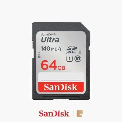 SanDisk Ultra SDXC | 64GB UHS-I 140MB/s High-Speed Card