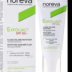 واقي شمس إكسفولياك للبشرة المعرضة للحبوب من نوريفا | NOREVA Exfoliac Matifying Sunscreen SPF50+