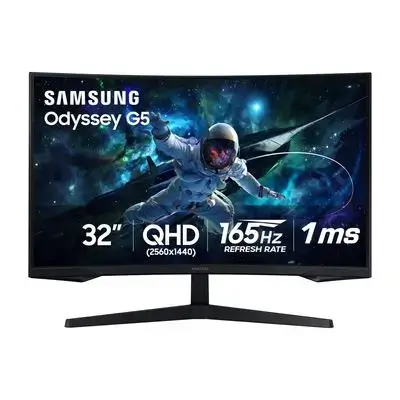 Samsung Odyssey G5 32" Gaming Monitor | QHD 165Hz – LS32CG552EMXUE