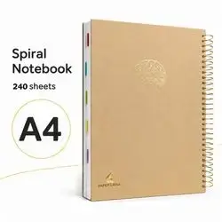NOTEBOOK A4,240 sheet ,carton cover.