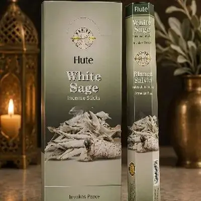 Flute White Sage Incense Sticks 20 pcs