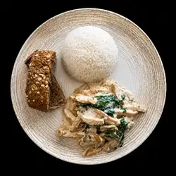 Chicken With Spinach