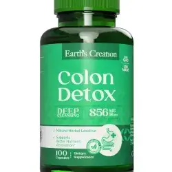 earths creation natural colon detox 856 mg 60 capules
