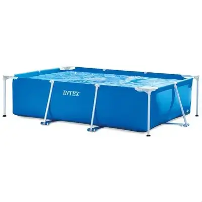 Intex Rectangular Frame Pool – Blue (220 Cm × 150 Cm × 60 Cm)