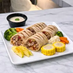 Fit Double Beef Tikka Wrap