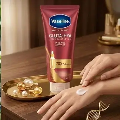 Vaseline Healthy Bright Gluta-Hya Serum Burst Lotion Pro-Age Restore (300ml)