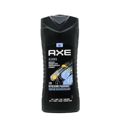 Alaska 3 in 1 Body Face & Hair Wash 400ml _ AXE