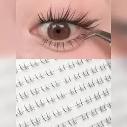120pcs High Capacity 10 Rows Natural Appearance Lash Clusters Transparent Eyelash