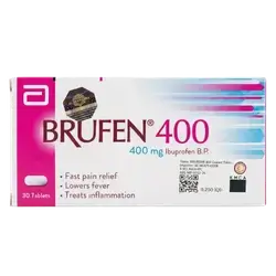 BRUFEN 400mg Ibuprofen 30 Tablets _ Abbott