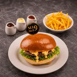 MI 9 Cheddar Cheese Burger