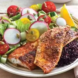Fish And Salad