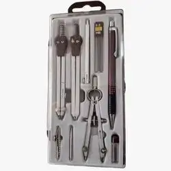 Mathematics Metal Compass Set with Mechanical Pencil Set