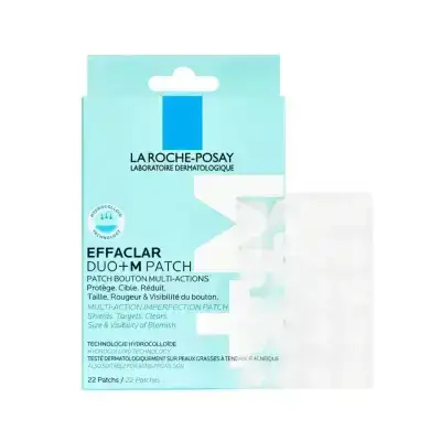 La Roche-Posay Effaclar Duo+M Multi-Action Spot Patch with Hydrocolloid Technology (22 Patches)