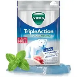 Vicks triple action sugar free lozenges