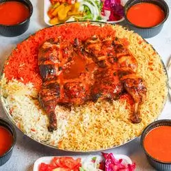 Large Stuffed Chicken Mansaf