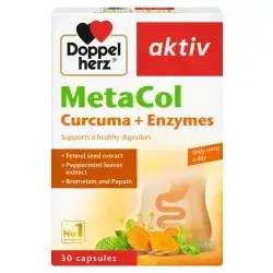 MetaCol Curcuma + Enzymes Doppel Herz
