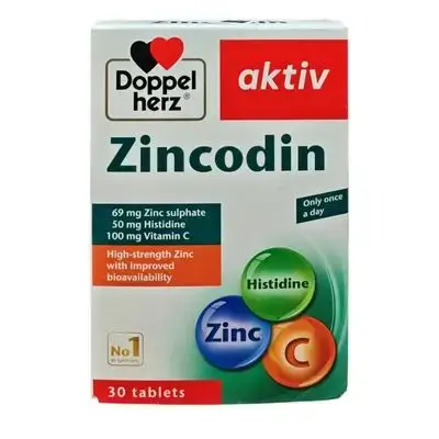 Doppelherz Zinc + Histidine + Vitamin C Tablets 30 pcs