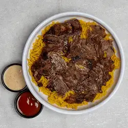 ڕیزۆی شاورمەی گۆشت