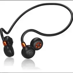Ortizan I10 Bluetooth Headphones Open-Ear Stereo Wireless 5.3 Neckband Earphones IPX6 Waterproof & Sweatproof Earbuds Air Conduction Tech with Mic for Sports/Running, Immersive Bass,10Hours Playtime