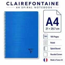Notebook,french , A4 Size,180 pages.