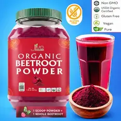Organic Beet Root Powder, Organic Superfood, beetroot, beet root powder, Energy Boost, Pre-Workout, Heart Health, Blood Vessels & Flow, Arteries, Boosts Nitric Oxide, Joint pain & Arthritis & Inflammation, exercise and endurance, Enhanced Pumps, Erectile Dysfunction, Nitric Oxide, Pure Organic & Natural, 567.5 grams beetroot powder