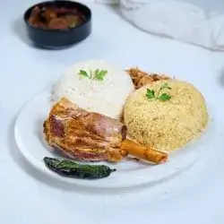 Meat Qozi Zand with Bulgur