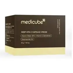 medicube" DEEP VITA C CAPSULE CREAM Vitamin Water 50% + Vitamin C Derivatives Niacinamide 5%