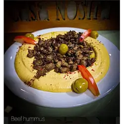 Hummus with Meat