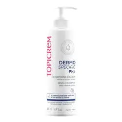 Topicrem PH5 Gentle Shampoo هو منظف محدد للشعر لعلاج جفاف فروة الرأس وفرط الحساسية والحكة.