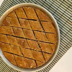 Pistachio Paklava tray