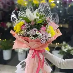 Butterfly Bouquet Of Mix Flowers