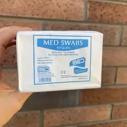 MED SWABS 10x10 cm