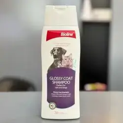 Bioline Glossy Coat Shampoo Perfect for Cats and Dogs 250ml