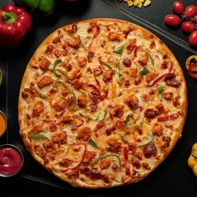 Chicken Flamingo Pizza