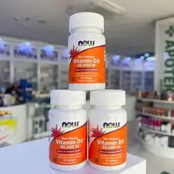 Now Vitamin D3 50000 IU 12 softgels
