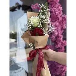 Mixed Rose Bouquet (2 Pcs)